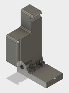 3D Printed Acrylic Fixture CAD
