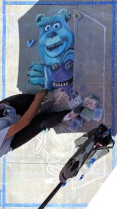 Chalk festival Monsters Inc 02