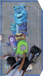 Chalk festival Monsters Inc 06