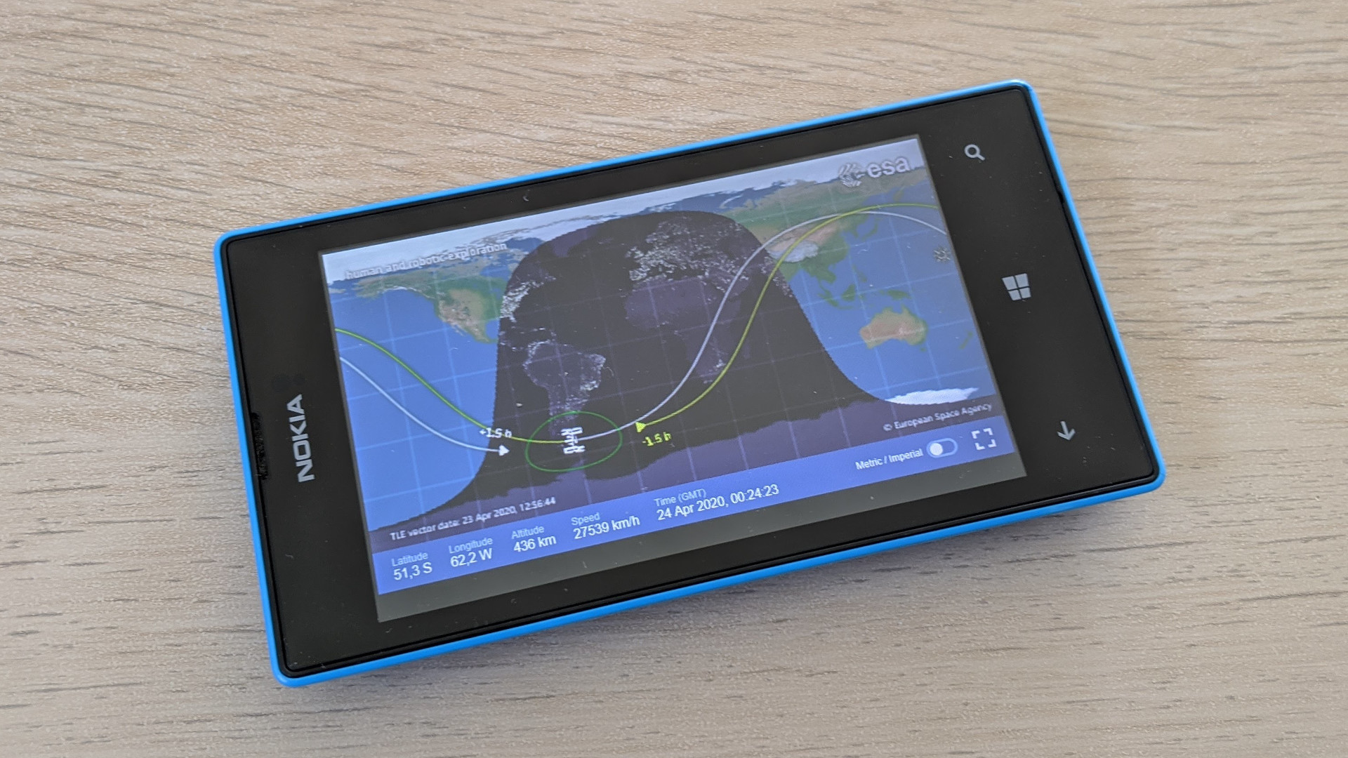 Sfondi Natalizi Nokia Lumia 520.Esa Iss Tracker On Nokia Lumia 520 New Screwdriver